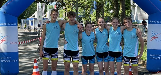 Triathlon-Schulmannschaft des FBG verteidigt die Landesmeisterschaft