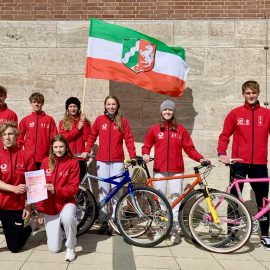 FBG Triathlon Mannschaft beim Bundesfinale Jugend trainiert für Olympia (JTFO)in Berlin unter den TOP 5!